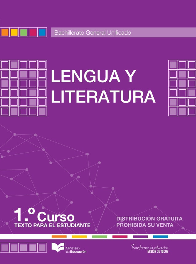 Libro lengua y literatura 1 BGU